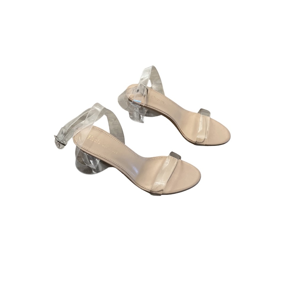 Elegant Clear Strap Women's Heels 7